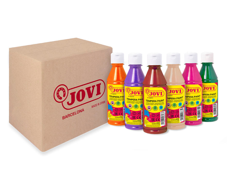 JOVI Premium schoolverf 6 × 250 ml, mix B