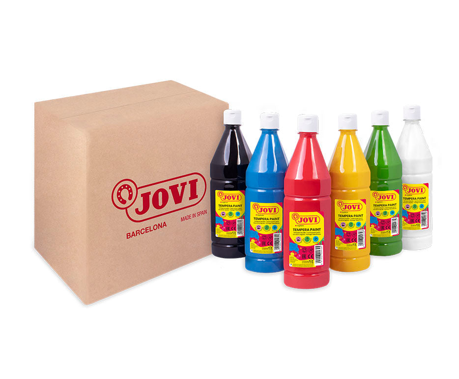 JOVI Premium vloeibare schoolverf 6 × 1.000 ml