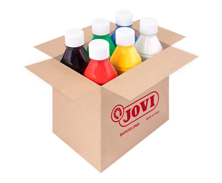 JOVI Premium vloeibare schoolverf 6 × 250 ml, variant A