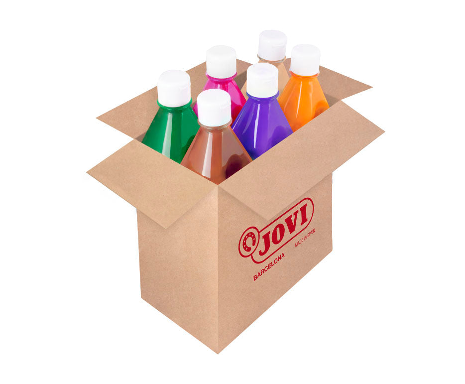 JOVI Premium vloeibare schoolverf 6 × 500 ml, variant B