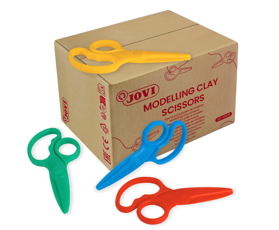 JOVI schaartjes voor plasticine en klei, set van 25 stuks