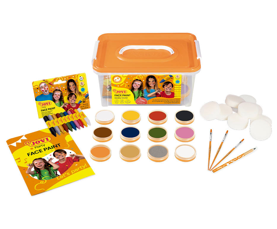 JOVI schminkset voor school 12 × 8 ml met accessoires