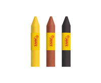 JOVI schminkstiften 3 × 5,6 g, geel, bruin en zwart