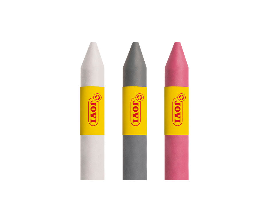 JOVI schminkstiften 3 × 5,6 g, roze, zilver en wit