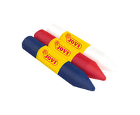 JOVI schminkstiften 3 × 5,6 g, wit, rood en blauw