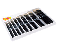 JOVI schoolpenselen plat, set van 108 stuks