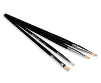 JOVI schoolpenselen plat, set van 4 stuks