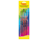 JOVI schoolpenselen rond, set van 5 stuks