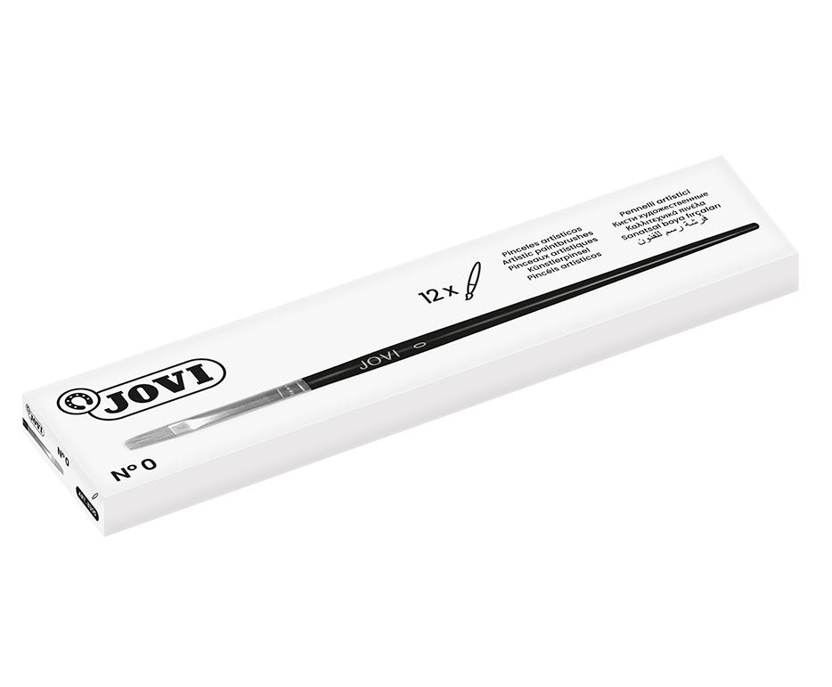JOVI plat schoolpenseel, synthetisch haar, maat 0–16 – afbeelding 2