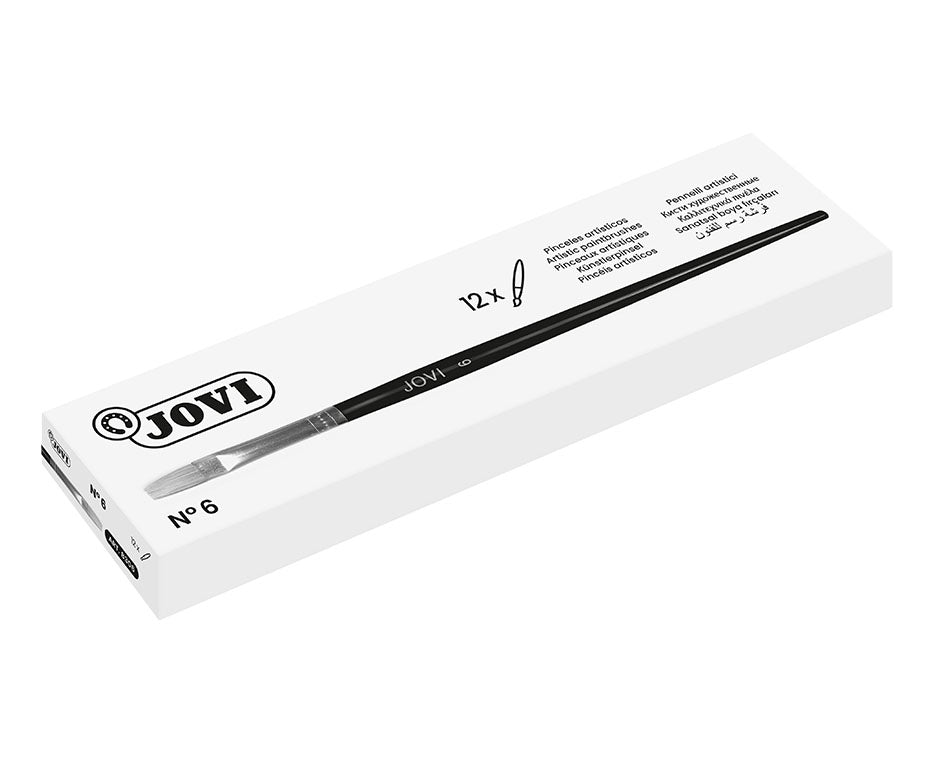 JOVI plat schoolpenseel, synthetisch haar, maat 0–16 – afbeelding 5