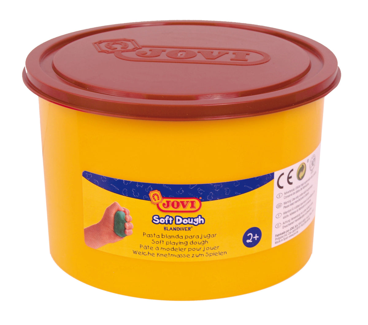JOVI Soft Dough Soft Modeling Dough 460 g – brown