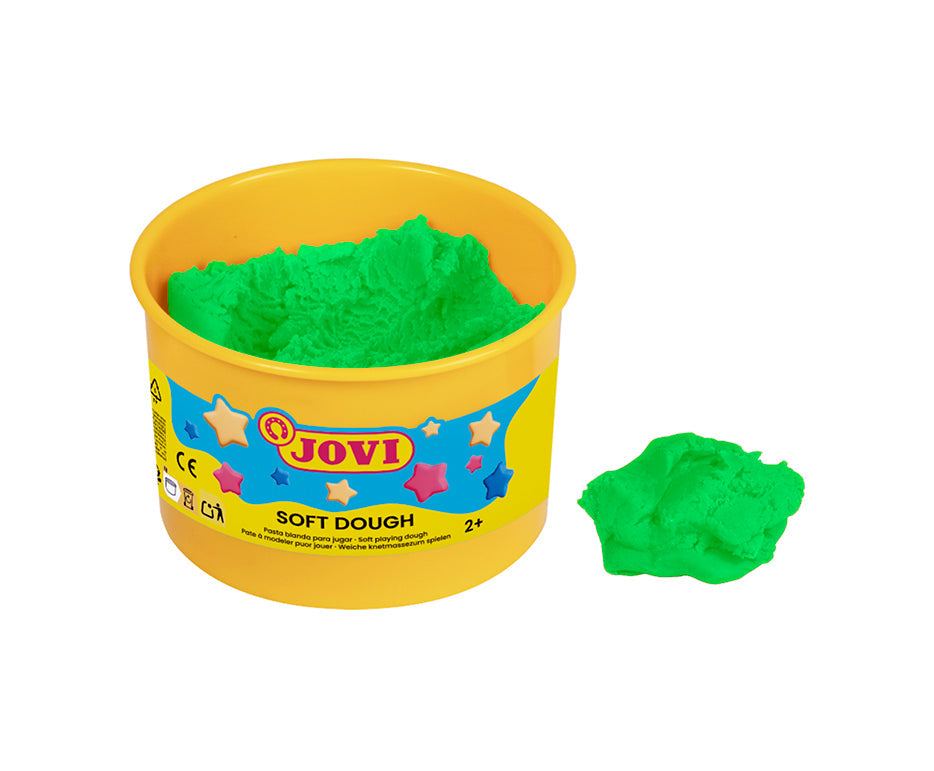 JOVI Soft Dough speelklei neonkleuren, 6 × 460 g
