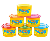 JOVI Soft Dough speelklei neonkleuren, 6 × 460 g
