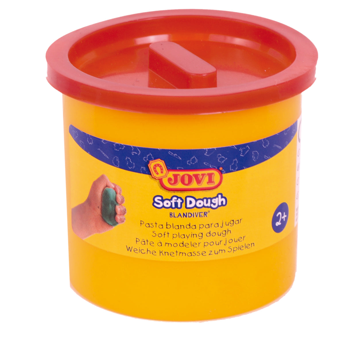 JOVI Soft Dough zachte speelklei 110 g – bruin