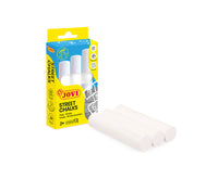 JOVI stoepkrijt jumbo wit, 3 stuks