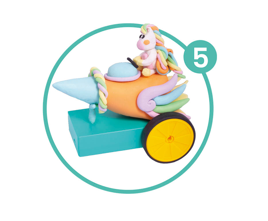 JOVI Tech Crazy Cars Fantasie boetseerset, 14-delig