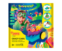 JOVI Tech Crazy Cars Monsters boetseerset, 14-delig