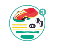 JOVI Tech Crazy Cars Race boetseerset, 14-delig