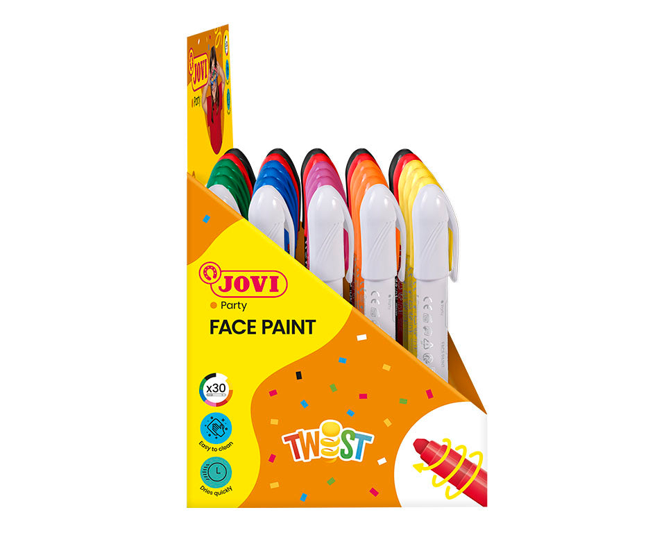 JOVI Twist schminkstiften in display, 30 stuks