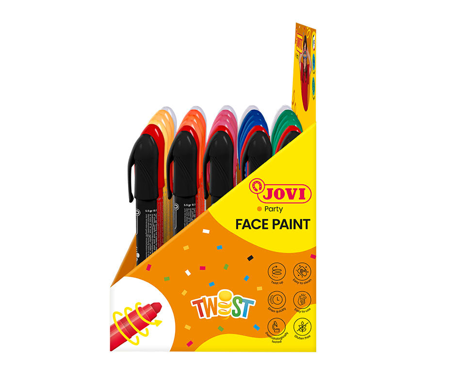 JOVI Twist schminkstiften in display, 30 stuks