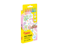 JOVI viltstiften pastel 3 mm, set van 8