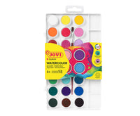 JOVI Watercolor Set 24 pcs with Brush (Diameter 22 mm)