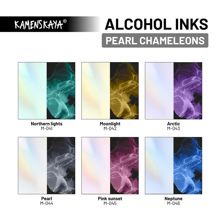 Kamenskaya Alcohol Ink Nacre Chameleons, 15 ml | various shades — image 2