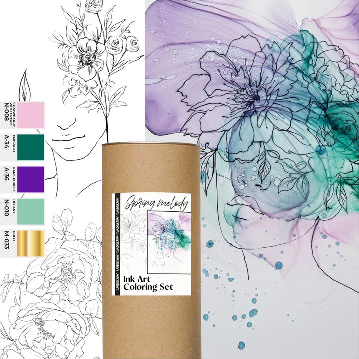 Kamenskaya Ink Set “Spring Melody”