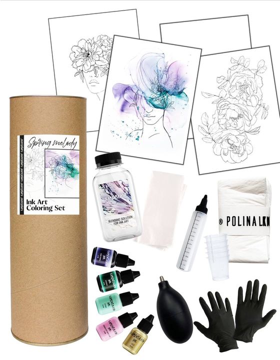 Kamenskaya Ink Set “Spring Melody”