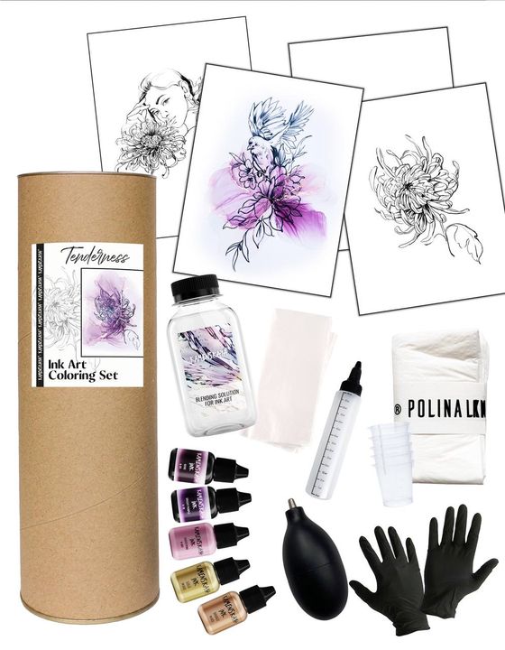 Kamenskaya Ink Set 'Tenderness'