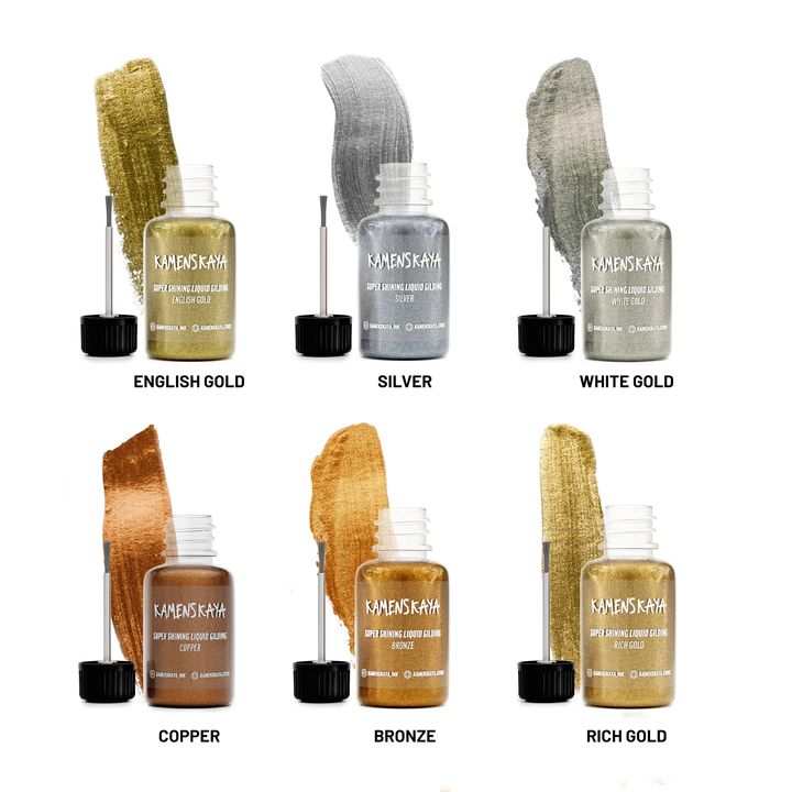 Kamenskaya Liquid Metals for Gilding 20 ml | various shades — image 1