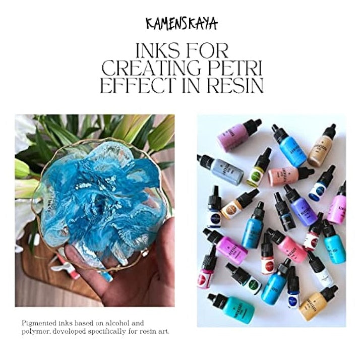 Kamenskaya Mini Petri Inks Set for Resin, 13 x 5 ml — image 2