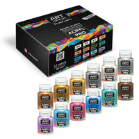 Kompozit ACRYL PRO Metallic Acrylic Paint Set, 12 x 20 ml