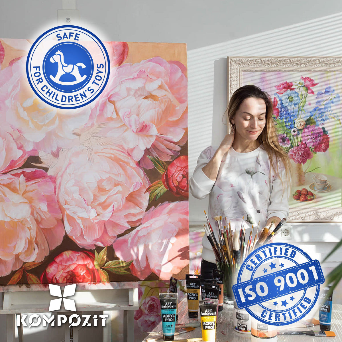 Kompozit ACRYL PRO ART pastel acrylverf, tube 75 ml – afbeelding 8