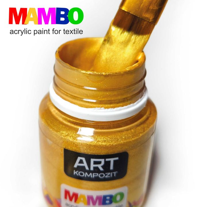 Kompozit MAMBO Metallic Fabric and Leather Paint Set, 9x20 ml — image 6