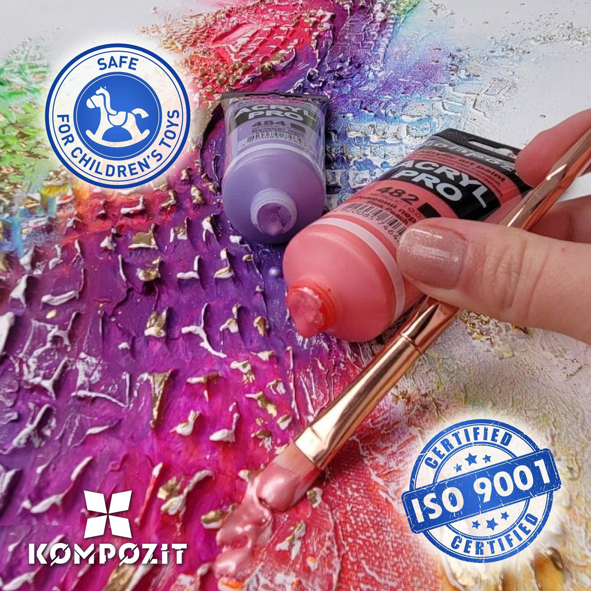 Kompozit Metallic Acrylic Paint ACRYL PRO ART 75 ml