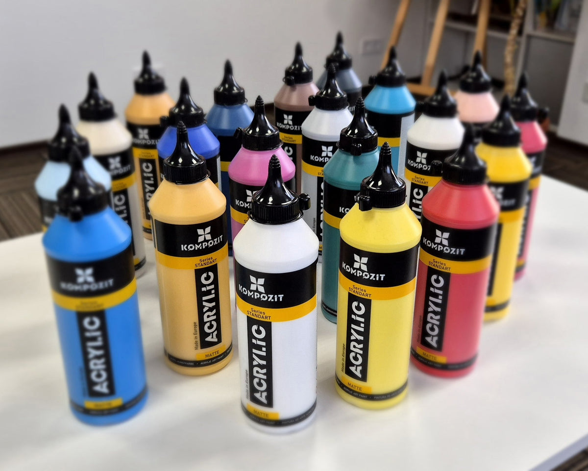 Kompozit STANDART Fluorescent acrylverf 500 ml – afbeelding 5