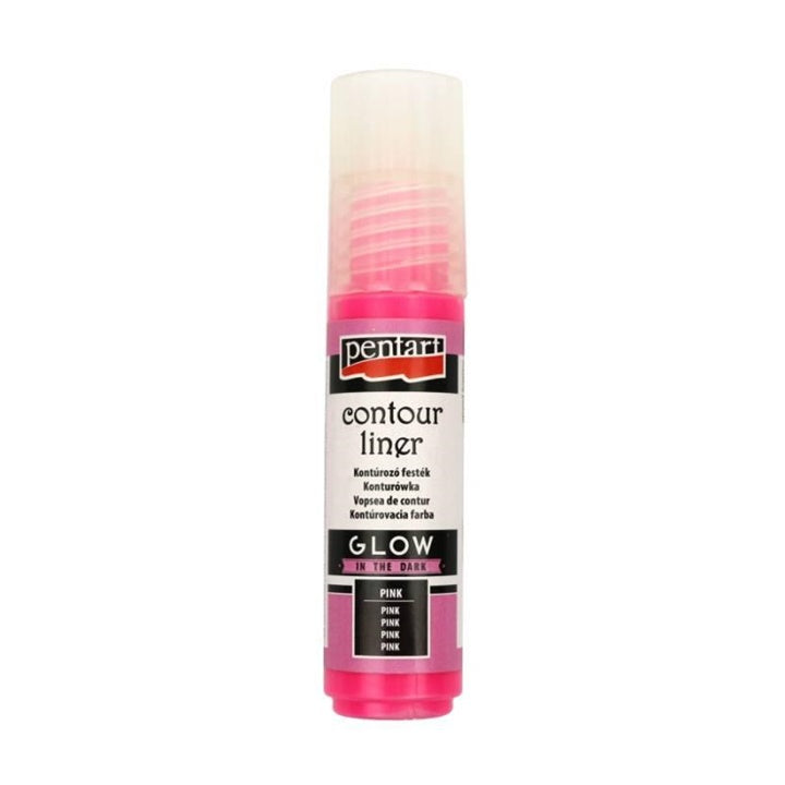 Pentart contourpasta lichtgevend in het donker 20 ml