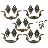 Pentart metalen meubelgrepen brons, 90 × 39 mm, 5 stuks – afbeelding 2