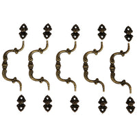 Pentart metalen meubelgrepen brons, 90 × 39 mm, 5 stuks – afbeelding 4