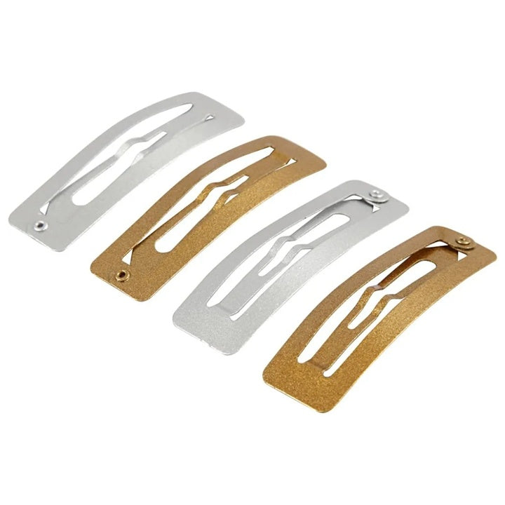 Creativ Company metalen haarclips goud en zilver, 4 stuks – afbeelding 3