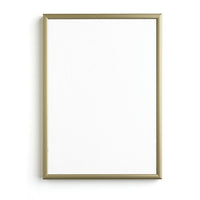 Aluminium lijst goud met plexiglas ARTMiE, 1 cm breed – afbeelding 2