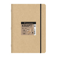 Kraftpapierblok Clairefontaine 115 g/m², 20 vel, A5–A4