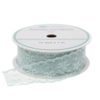 DP Craft kanten lint 25 mm × 2 m, pastelkleuren
