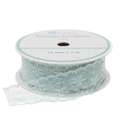 DP Craft kanten lint 25 mm × 2 m, pastelkleuren
