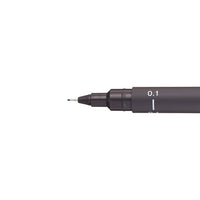 uni PIN fineliner 0,1 mm in donkergrijs, lichtgrijs en sepia – afbeelding 2