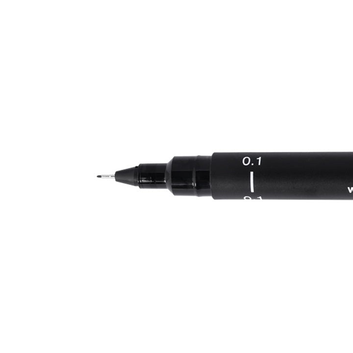 uni PIN fineliner zwart, 0,03–1,2 mm, watervaste pigmentinkt – afbeelding 3