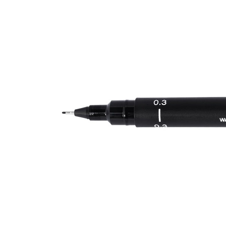 uni PIN fineliner zwart, 0,03–1,2 mm, watervaste pigmentinkt – afbeelding 5