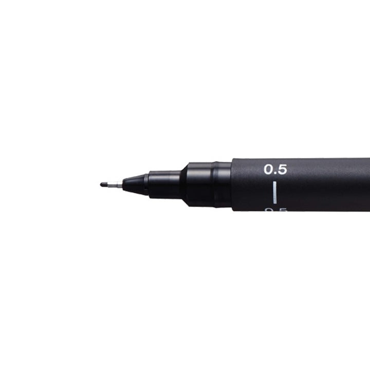 uni PIN fineliner zwart, 0,03–1,2 mm, watervaste pigmentinkt – afbeelding 6