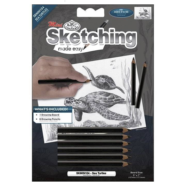 Royal & Langnickel schetsset A5 – Schildpadden